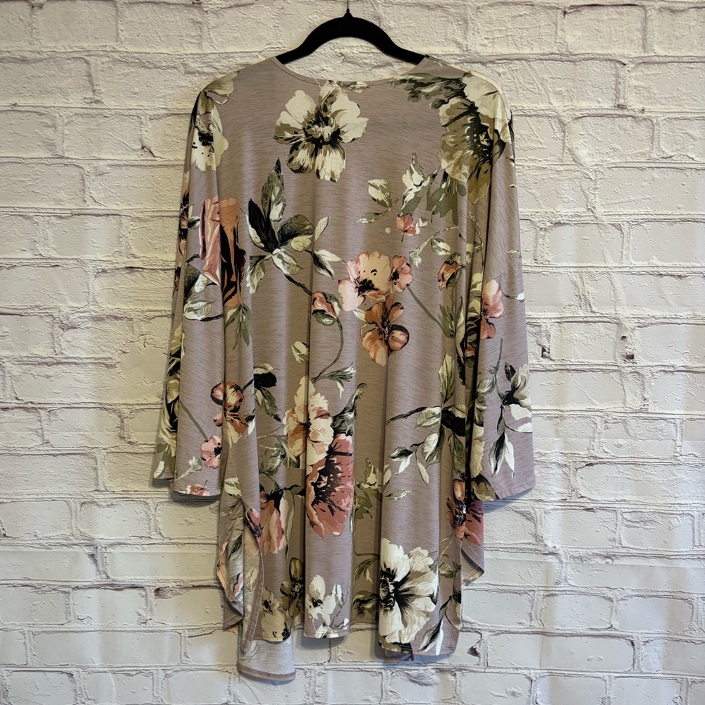 🌿5/$25 Chic Soul Open Floral Cardigan - Picture 4 of 8